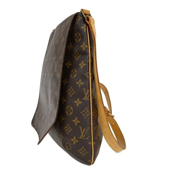LOUIS VUITTON Musette Shoulder Bag Monogram Leather Brown France - Picture 15 of 16